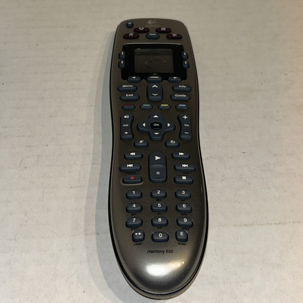 Logitech Harmony 650 Universal Remote Control For‎ Parts/Repair
